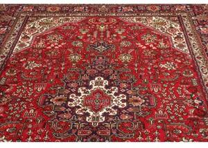 Tappeto Tabriz Stilizzato Rosso Blu Scuro 204x304 Cm