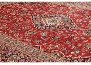 Tappeto Ardakan Medaglione Floreale Rosso Blu Scuro 245x330 Cm