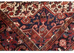 Tappeto Gorawan Stilizzato Rosso Blu Scuro 255x328 Cm