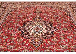 Tappeto Ardakan Medaglione Floreale Rosso Blu Scuro 215x308 Cm