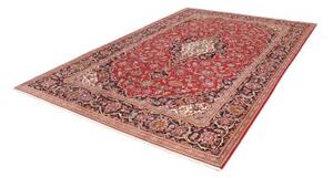Tappeto Ardakan Medaglione Floreale Rosso Blu Scuro 215x308 Cm