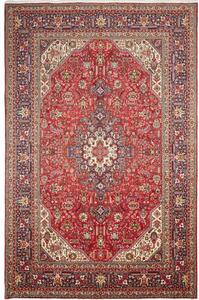 Tappeto Tabriz Stilizzato Rosso Avorio 198x293 Cm