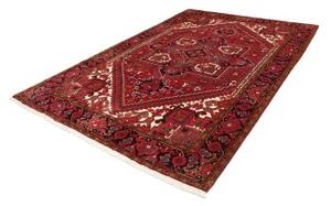 Tappeto Gorawan Stilizzato Rosso Scuro Nero 204x294 Cm