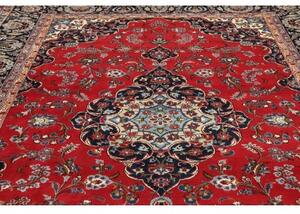 Tappeto Nadjafabad Medaglione Floreale Rosso Blu Scuro 260x356 Cm