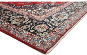 Tappeto Nadjafabad Medaglione Floreale Rosso Blu Scuro 260x356 Cm