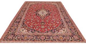 Tappeto Ardakan Medaglione Floreale Rosso Blu Scuro 215x308 Cm