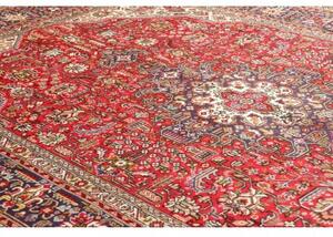 Tappeto Tabriz Stilizzato Rosso Avorio 198x293 Cm