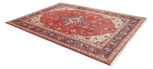 Tappeto Tabriz Stilizzato Rosso Blu Scuro 204x286 Cm