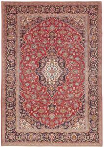 Tappeto Ardakan Medaglione Floreale Rosso Blu Scuro 215x308 Cm
