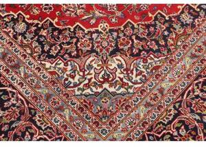 Tappeto Ardakan Medaglione Floreale Rosso Blu Scuro 252x350 Cm