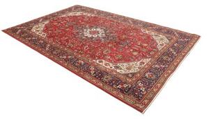 Tappeto Tabriz Stilizzato Rosso Blu 200x300 Cm