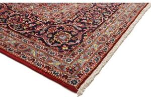 Tappeto Ardakan Medaglione Floreale Rosso Blu Scuro 252x350 Cm