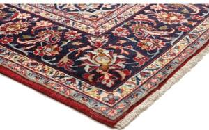 Tappeto Nadjafabad Medaglione Floreale Rosso Blu Scuro 215x340 Cm