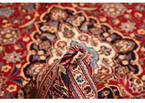 Tappeto Ardakan Medaglione Floreale Rosso Blu Scuro 200x312 Cm