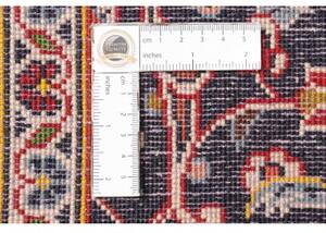 Tappeto Ardakan Medaglione Floreale Rosso Blu Scuro 243x342 Cm