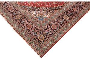 Tappeto Ardakan Medaglione Floreale Rosso Blu Scuro 293x407 Cm