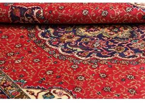 Tappeto Tabriz Medaglione Floreale Rosso Blu Scuro 200x293 Cm