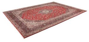 Tappeto Ardakan Medaglione Floreale Rosso Blu Scuro 252x350 Cm