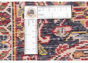 Tappeto Ardakan Medaglione Floreale Rosso Blu Scuro 252x350 Cm