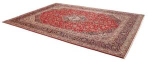 Tappeto Ardakan Medaglione Floreale Rosso Blu Scuro 252x350 Cm