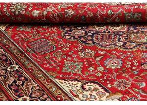 Tappeto Tabriz Medaglione Floreale Rosso Blu 202x300 Cm