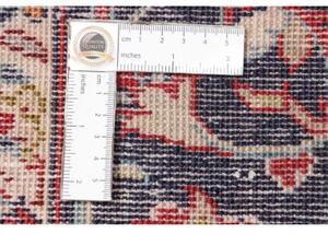Tappeto Nadjafabad Medaglione Floreale Rosso Blu Scuro 215x340 Cm