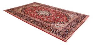 Tappeto Ardakan Medaglione Floreale Rosso Blu Scuro 200x312 Cm