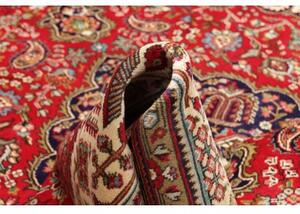 Tappeto Tabriz Medaglione Floreale Rosso Blu 202x300 Cm