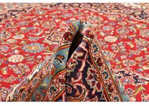 Tappeto Ardakan Medaglione Floreale Rosso Blu Scuro 250x356 Cm