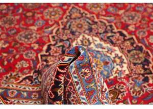 Tappeto Ardakan Medaglione Floreale Rosso Blu Scuro 198x298 Cm
