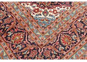 Tappeto Ardakan Medaglione Floreale Rosso Blu Scuro 250x356 Cm