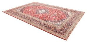 Tappeto Ardakan Medaglione Floreale Rosso Blu Scuro 250x356 Cm