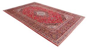 Tappeto Ardakan Medaglione Floreale Rosso Blu Scuro 198x298 Cm