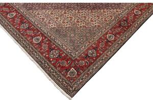 Tappeto Tabriz 40 Raj Medaglione Rosso Blu 308x397 Cm
