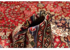 Tappeto Tabriz Medaglione Floreale Rosso Blu Scuro 194x297 Cm