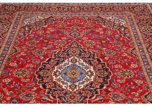 Tappeto Ardakan Medaglione Floreale Rosso Blu Scuro 198x298 Cm