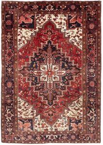 Tappeto Gorawan Stilizzato Rosso Blu Scuro 212x305 Cm