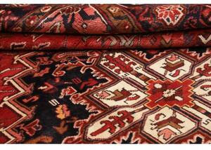 Tappeto Gorawan Stilizzato Rosso Blu Scuro 212x305 Cm