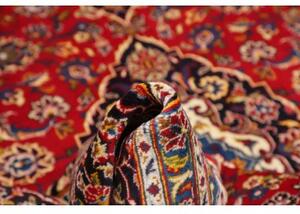 Tappeto Ardakan Medaglione Floreale Rosso Blu Scuro 200x285 Cm