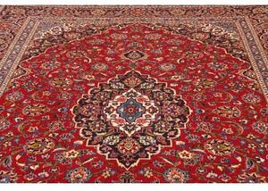 Tappeto Ardakan Medaglione Floreale Rosso Blu Scuro 240x330 Cm