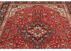 Tappeto Tabriz Stilizzato Rosso Blu Scuro 206x300 Cm
