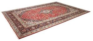 Tappeto Ardakan Medaglione Floreale Rosso Blu Scuro 250x356 Cm