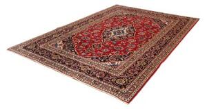 Tappeto Ardakan Medaglione Floreale Rosso Blu Scuro 200x285 Cm