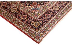 Tappeto Ardakan Medaglione Floreale Rosso Blu Scuro 200x285 Cm