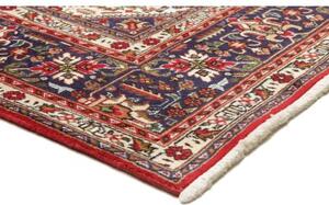 Tappeto Tabriz Stilizzato Rosso Blu Scuro 200x297 Cm