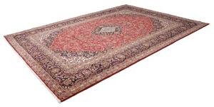 Tappeto Ardakan Medaglione Floreale Rosso Blu Scuro 252x348 Cm