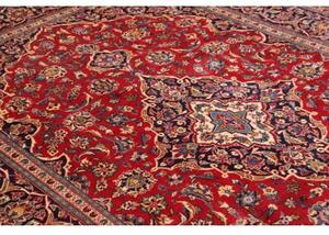 Tappeto Ardakan Medaglione Floreale Rosso Blu Scuro 194x310 Cm