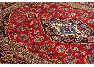 Tappeto Ardakan Medaglione Floreale Rosso Blu Scuro 200x285 Cm