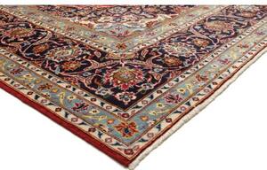 Tappeto Ardakan Medaglione Floreale Rosso Blu Scuro 250x356 Cm