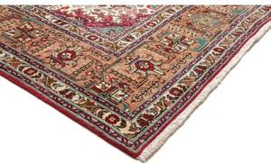 Tappeto Tabriz Stilizzato Rosso Blu 252x350 Cm
